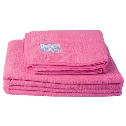 Serviette absorbante pour chien Rose 100x60